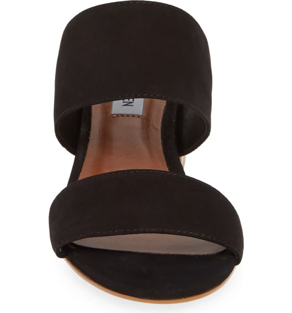 ilena block heel slide sandal