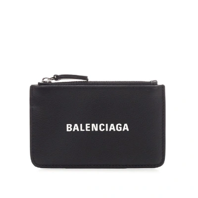 Shop Balenciaga Everyday Coin Purse In Black