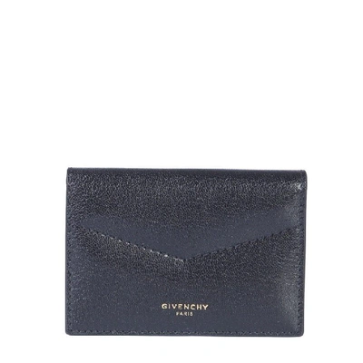 Shop Givenchy Edge Logo Wallet In Black