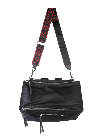 Shop Givenchy Pandora Messenger Bag In Black