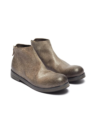 Shop Marsèll 'zucca Zeppa' Distressed Leather Boots