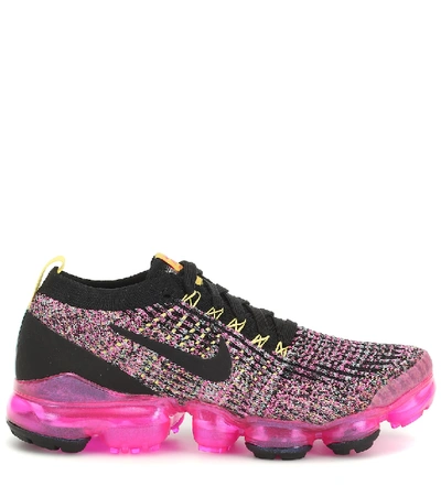 Nike Air Vapormax Flyknit 3 Women's Shoe (black) - Clearance Sale In Black, pink | ModeSens