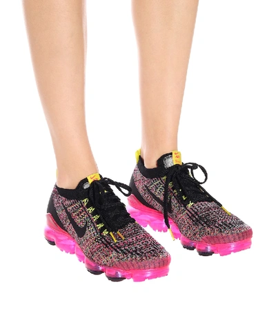 Shop Nike Air Vapormax Flyknit 3 Sneakers In Multicoloured