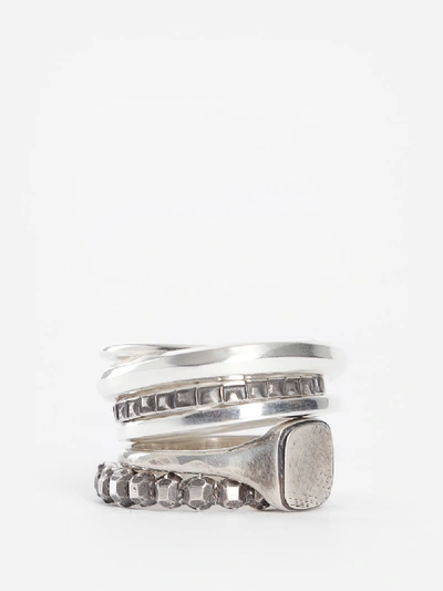 Shop Werkstatt:münchen Rings In Silver