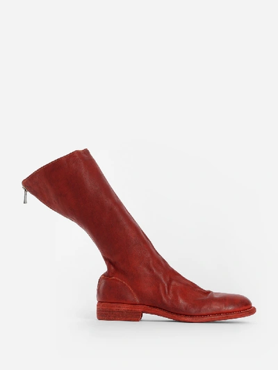 Shop Guidi Boots In Red