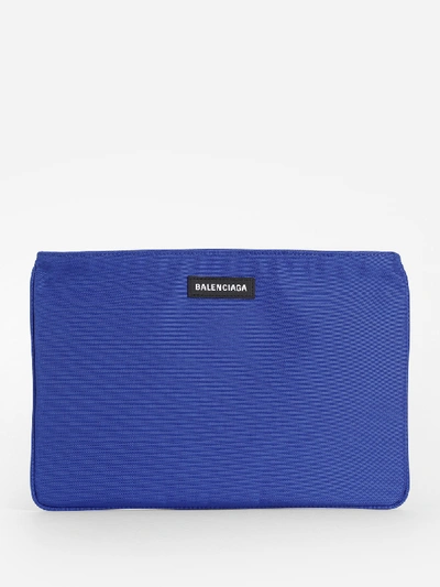 Shop Balenciaga Clutches & Pouches In Blue