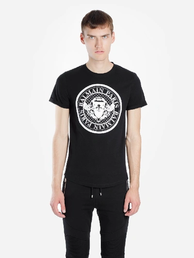 Shop Balmain T Shirts In Black