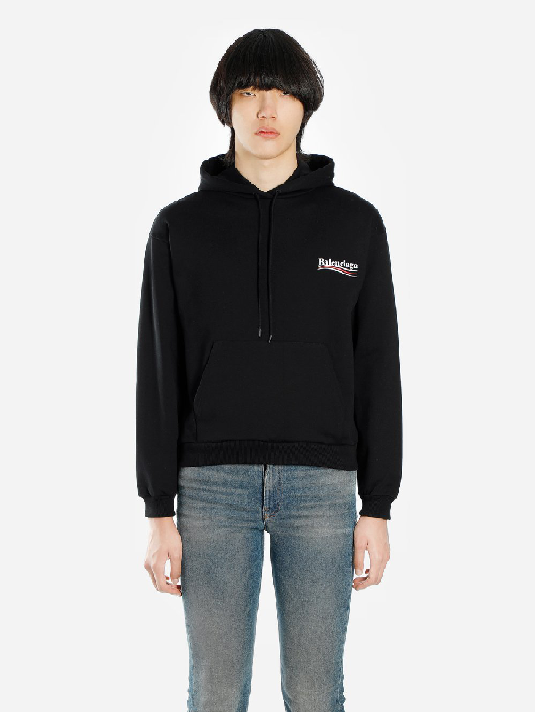 balenciaga political logo hoodie