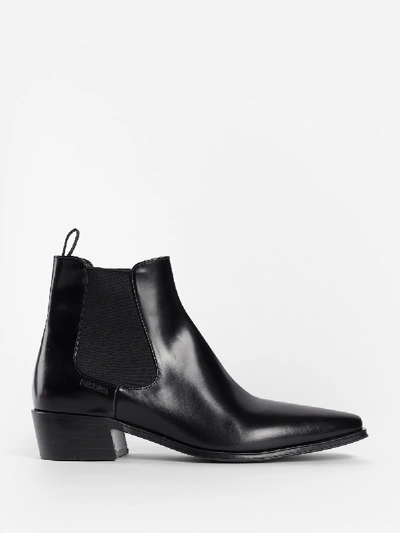 Shop Prada Boots In Black