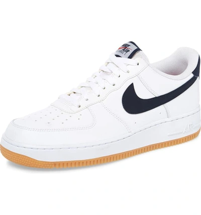 Shop Nike Air Force 1 '07 Sneaker In White/ Obsidian/ Red