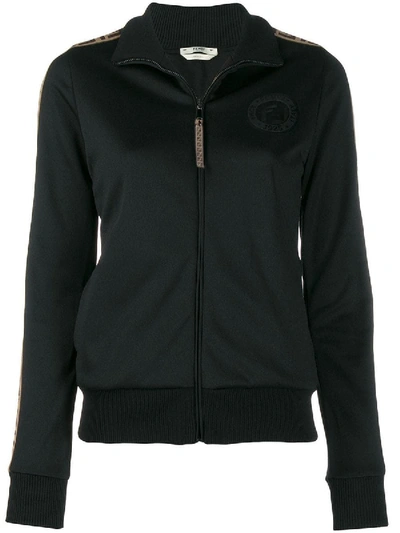 Shop Fendi Rama Oversized Logo Sweatshirt Black