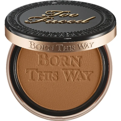 Shop Too Faced Born This Way Pressed Powder Foundation Chai 0.35 oz/ 10 G