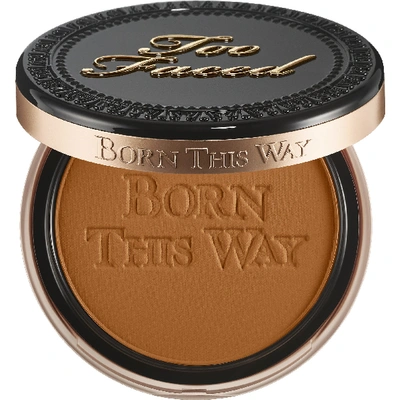 Shop Too Faced Born This Way Pressed Powder Foundation Mahogany 0.35 oz/ 10 G