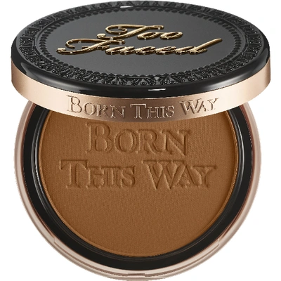 Shop Too Faced Born This Way Pressed Powder Foundation Toffee 0.35 oz/ 10 G