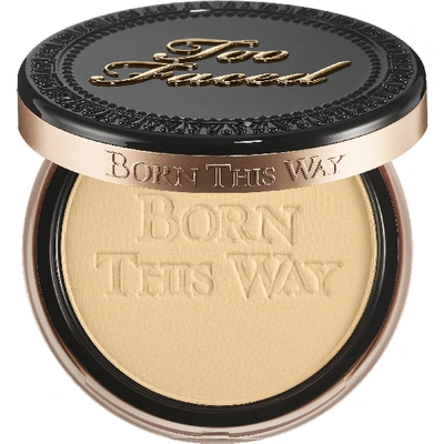 Shop Too Faced Born This Way Pressed Powder Foundation Vanilla 0.35 oz/ 10 G
