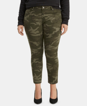 levi's 711 plus size skinny jeans