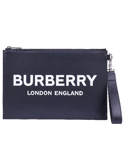 Shop Burberry Edin Pouch In Black