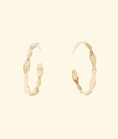 Shop Lilly Pulitzer Wave After Wave Earrings In Gold Metallic