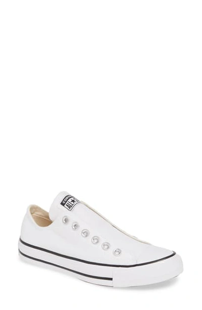 Shop Converse Chuck Taylor All Star Laceless Low Top Sneaker In Papyrus/ White/ Black