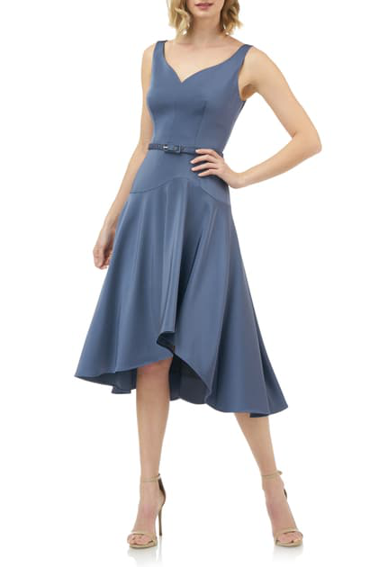 kay unger fit and flare dress