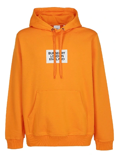 Shop Burberry Farrow Sweatshirt In Bright Orange