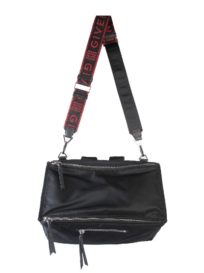 Shop Givenchy Pandora Messenger Bag In Nero