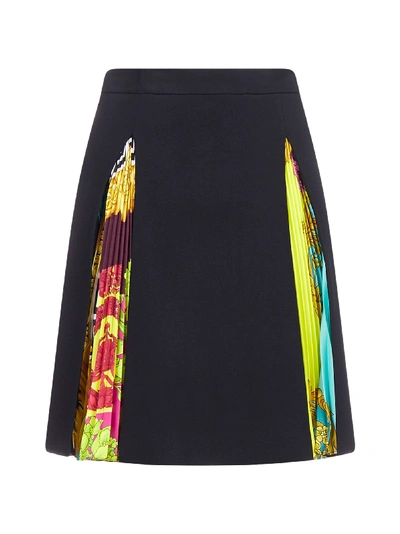 Shop Versace Skirt In Multicolor