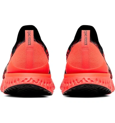 Nike Epic React Flyknit 2 Men's Running Shoe In Black/red | ModeSens