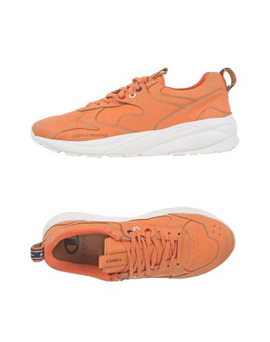 Casbia X Champion Sneakers In Orange 