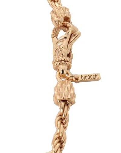Shop Emanuele Bicocchi Gold Rope Chain Silver 925 Man Bracelet Gold Size L 925/1000 Silver