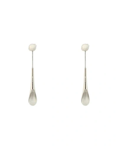 Shop Calvin Klein Earrings In White