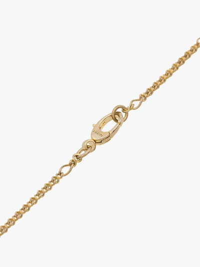 Shop Gucci Gold Tone Tiger Head Pendant Necklace