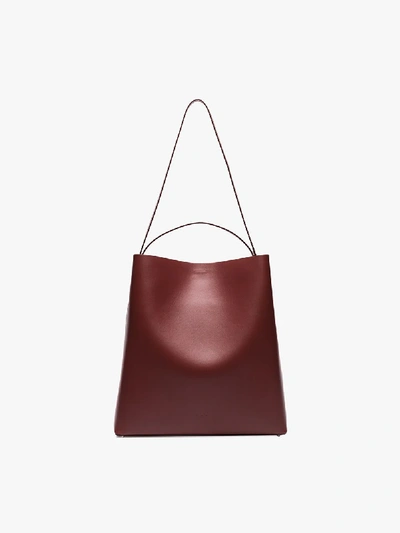 Shop Aesther Ekme Brown Sac Leather Shoulder Bag