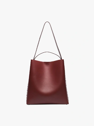 Shop Aesther Ekme Brown Sac Leather Shoulder Bag