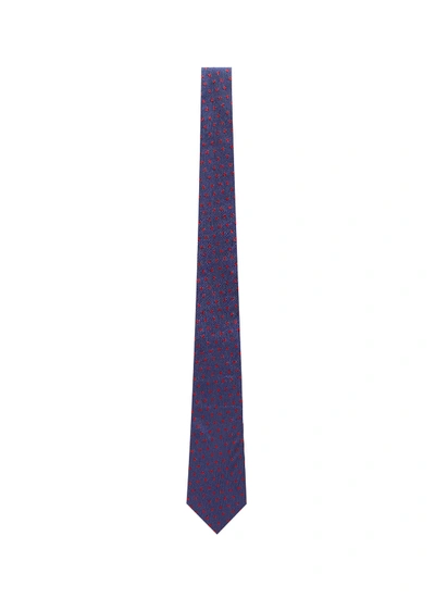Shop Paul Smith Heart Embroidered Silk Tie