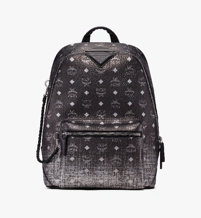 Shop Mcm New Duke Backpack In Gradation Visetos In Silver