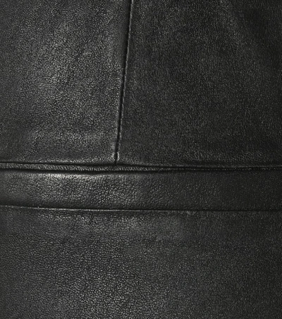 Shop Isabel Marant Étoile Iany Skinny Leather Pants In Black