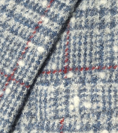 Korix格纹羊毛混纺西装式外套