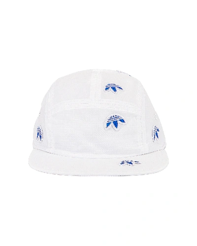 Shop Adidas Originals By Alexander Wang Adidas By Alexander Wang Logo Cap In White In Core White