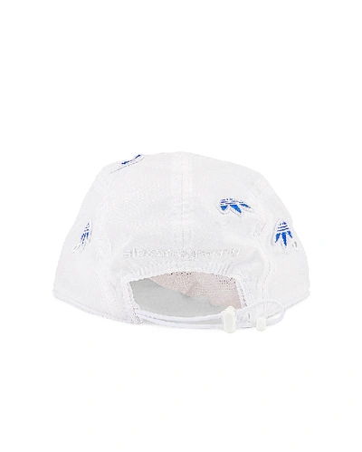 Shop Adidas Originals By Alexander Wang Adidas By Alexander Wang Logo Cap In White In Core White