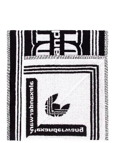 Shop Adidas Originals By Alexander Wang Graphic Towel In Black