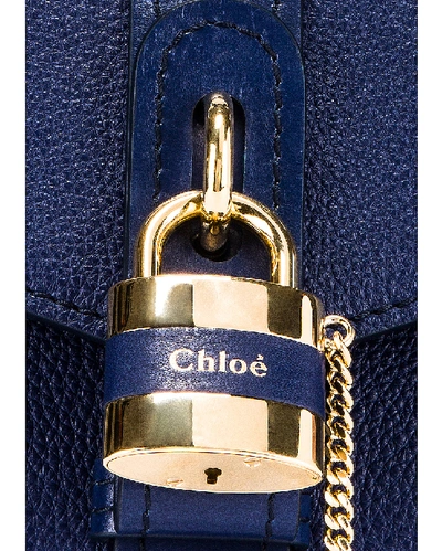 Shop Chloé Chloe Small Aby Day Bag In Blue In Captive Blue
