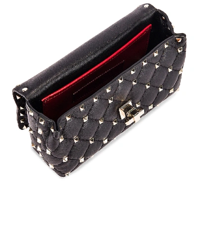 Shop Valentino Rockstud Spike Belt Bag In Black