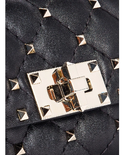 Shop Valentino Rockstud Spike Belt Bag In Black