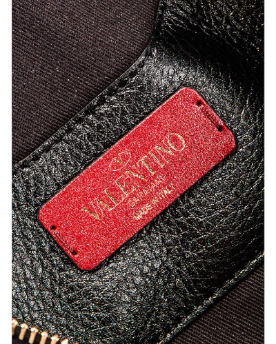 Shop Valentino Rockstud Belt Bag In Black