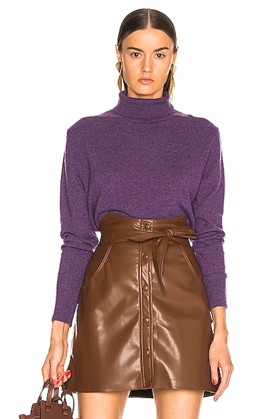 Shop Nili Lotan Ralphie Cashmere Sweater In Purple In Amethyst