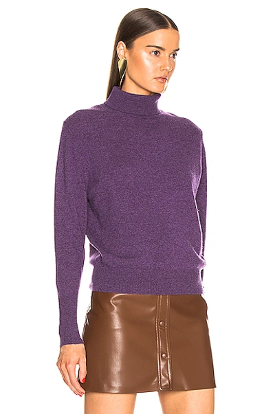 Shop Nili Lotan Ralphie Cashmere Sweater In Purple In Amethyst