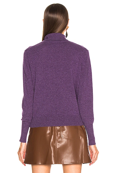 Shop Nili Lotan Ralphie Cashmere Sweater In Purple In Amethyst