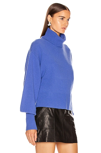 Shop Marissa Webb Sloane Turtleneck Sweater In Periwinkle