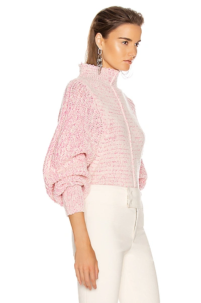 Shop Isabel Marant Edilon Sweater In Neon Pink
